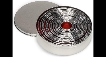 Patisse Ronde Koekjesuitstekers - Roestvrijstaal - Set/14