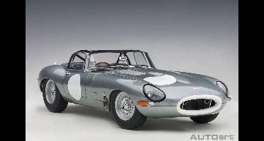 Jaguar Lightweight E-Type - 2015, Silver - AutoArt 1/18