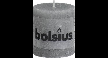 Bolsius Stompkaars Stompkaars 80/68 rustiek Lichtgrijs