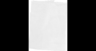 Zijden Sjaal - Zijde - Pongee 5 - 22 gr/m2 - Afm. 28x28 cm - Wit - 1 stuk