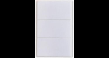 Soho Etiketten 73 X 40 Mm Papier Wit 18 Stuks