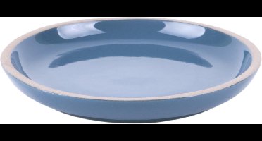 Present Time (Pt,) - Dinerbord Platter Brisk Small - Aardewerk - Blauw