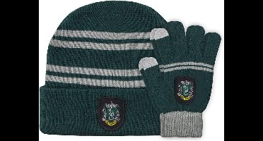 Cinereplicas Harry Potter - Slytherin Muts & Handschoenen Set Kinderen - Groen