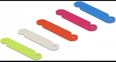 Kabelmarkeringsset 10 stuks diverse kleuren