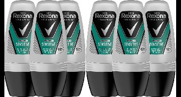 Rexona Deo Roller - Men Sensitive 6 x 50 ml