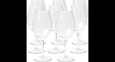 Depa Wijnglas - 20x - transparant - onbreekbaar kunststof - 510 ml - voor rode en witte wijn