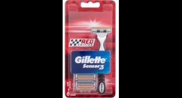 Gillette Sensor 3 Shaving Set - Red Edition