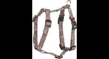 Flamingo Ziggi H-harnas - Harnas Honden - H-harnas Ziggi Taupe S 35-50cm 15mm - 1st - 126152 - 1st