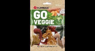 Flamingo Veggie - Snack Honden - Veggie Dino Mix M 4st 120gr