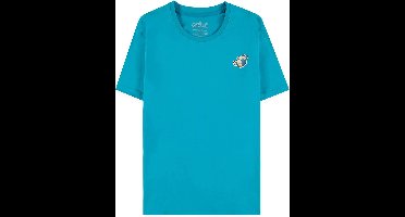 Pokémon - Pixel Snorlax T-shirt - M - Blauw