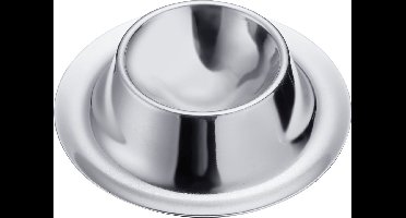 Westmark set van 4 eierdopjes uit rvs Ø 8.5cm H 2.3cm