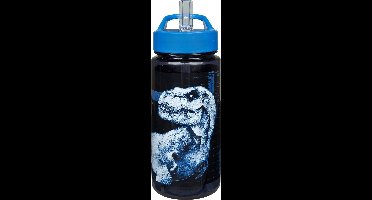 Drinkfles Dinosaurus - T-rex - blauw