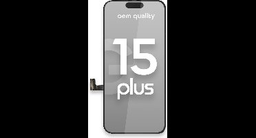 Geschikt voor Apple iPhone 15 Plus Display + Touchscreen - OEM Kwaliteit - Zwart - Vervang Scherm - Scherm - Beelscherm - touchscreen