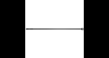Fischer 69374 UBN Kabelbinder 450 mm 7.60 mm Zwart UV-gestabiliseerd 100 stuk(s)