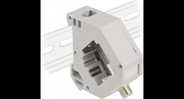 DIN Rail -adapter met Keystone F Vrouw tot F Vrouw