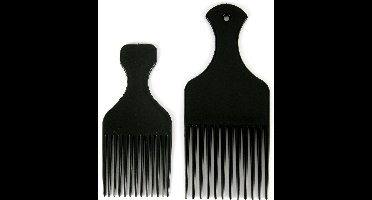 Afro kam klein en groot.