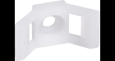 Thorgeon Push-In Cable Ties Mount white 30x15 15037 (100pcs)