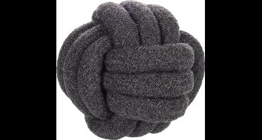 Flamingo Ringo - Speelgoed Honden - Hs Katoen Ringo Bal Grijs 12cm/18mm - 1st - 135239 - 1st