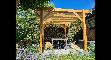 Wovar Harmonica schaduwdoek 200 x 300 cm | 285gr/m2 | Zand | Per stuk | Premium Schaduwdoeken