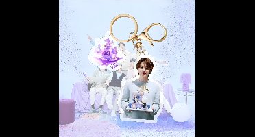 BTS 2023 10th Anniversary Plastic Keyring Acrylic Keychain Jimin [Sleutelhanger]