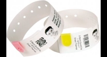 Zebra 8000T Extra Tuff 180 Tag, polsbandjes, synthetisch, 102mm