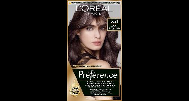 L'Oréal Paris Préférence Classic Koel Lichtbruin 5.21 - Permanente Haarkleuring