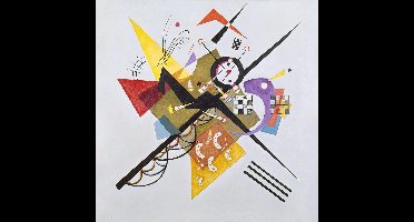Kunstdruk Wassily Kandinsky - Auf Weiss 2 70x70cm
