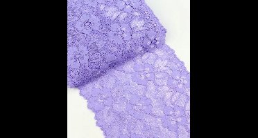 Generic Kant Paars - Extra breed elastisch stretch lint van 16 cm