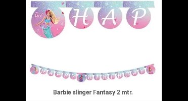 Barbie Fantasie happy birthday slinger