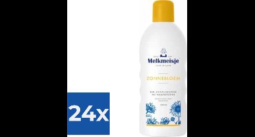 Melkmeisje Bad & Douche Zonnebloem - 1000 ml - Douchecrème - Voordeelverpakking 24 stuks