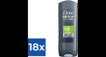 Dove Men+Care Shower Extra Fresh - 250 ml - Douchegel - Voordeelverpakking 18 stuks