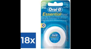 Oral-B Essential - 50 m - Flosdraad - Voordeelverpakking 18 stuks