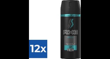 Axe Deodorant Bodyspray Apollo 150 ml - Voordeelverpakking 12 stuks