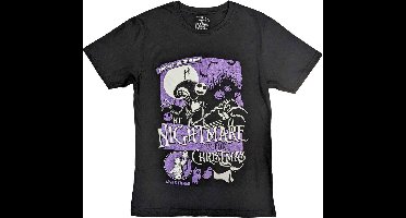 Disney The Nightmare Before Christmas - Welcome To Halloween Town Heren T-shirt - M - Zwart