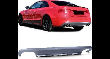 Geschikt voor Audi A5 8T Achterbumper Diffuser Uitlaat Uitsparing L en R S5 RS5 Look Styling Tuning