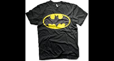 DC Comics Batman Unisex Tshirt -2XL- Signal Logo Zwart