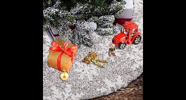 Kerstboomdeken, kerstboomdeken, kerstboomrokken, grote pluche kerstboommat voor kerstdecoraties, feestdagen, kerstboom 36 inch.