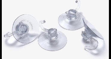 Zuignappen met Haken voor Raambevestiging - Syna SUCTIONCUPS