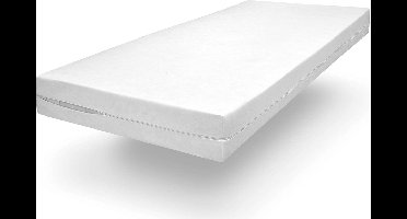 Comfort 100 Evolon matrashoes voor mensen met allergieën, allergie en anti-mijtbescherming voor mensen met een huisstofmijtallergie | topper tot 6 cm | 95 graden kookvast | 90 x 200 cm, wit