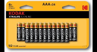Kodak XTRALIFE alkaline AAA/LR03 blister 24