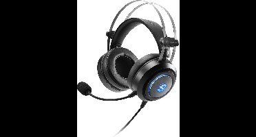 Hoofdtelefoon met microfoon Sharkoon Skiller SGH30 Zwart