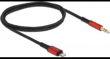 Audiokabel 8 pin bliksem mannelijk naar stereo jack mannelijk 3,5 mm 3 pin 0,5 m