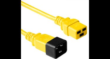 ACT Netsnoer C19 - C20 geel 3 m AK5103