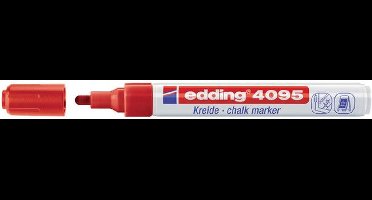 Krijtstift edding 4095 rond rood 2-3mm | Omdoos a 10 stuk | 10 stuks