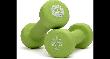 Apollo Halterset | Fitnesshalters 2x 2kg | Dumbbells voor Vrouwen & Mannen| Dumbbell Weights | 2kg-Gewichten