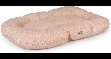 Duvoplus - Dierenkussen - Hond - Ovaal Kussen Doorstikt Mellow Xxl - 120x76x11cm Oranje - 1st