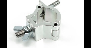 lightmaXX Half Coupler Silver 32-35mm TÜV,75kg - Half coupler