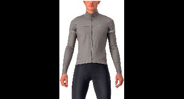 Castelli FONDO 2 Fietsshirt NICKEL GRAY/BLUE REFLEX - Mannen - maat L