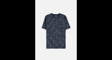 Assassin's Creed - Assassin's Creed Mirage - All Over Print Heren T-shirt - M - Blauw