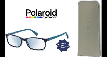 Leesbril Polaroid met blauwlichtfilter PLD0035-Petrol-+2.00
